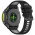 Silikone Rem til Garmin Forerunner 970 / 570 47mm / 265 – Sort / Grå