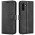 Samsung Galaxy A36 5G Læder Flip Cover - Sort
