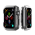 Transparent Silikone Cover til Apple Watch 4 / 5 / SE (2022/2023)-40 mm