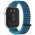 Nylon Urrem til Huawei Watch Fit 3 / Fit 4 / 4 Pro  - Velcro Lukning - Havblå Farve