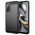 Samsung Galaxy A17 Silikone Cover i Sort med Carbon Design