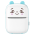 A8 Kawaii Trådløs Sort/Hvid Miniprinter til Smartphone