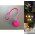 Refleks LED Lys til Rygsæk og Natvandring - Pink