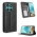 Flip Cover til Motorola Edge 60 / Edge 60 Fusion med Kortholder og Stander - Sort