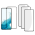 3 stk Samsung Galaxy A54 5G Beskyttelsesglas / Skærmbeskyttelse / 3D Glas