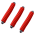 3 stk Gummi Hovedbørste til Roborock S7 MaxV / Plus / Ultra