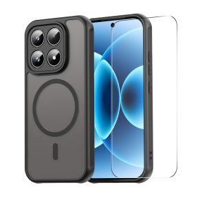 Xiaomi 17 Magnetisk Cover til Trådløs Opladning inkl. Hærdet Beskyttelsesglas