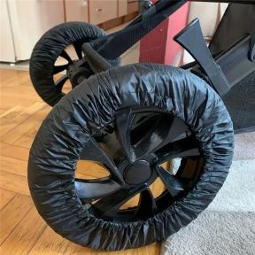 2 Stk Hjul Overtræk til Barnevogn - Til Ø25-36 cm Hjul