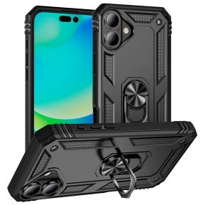 iPhone 17 Cover - Stødsikkert med Kickstand / Ringholder