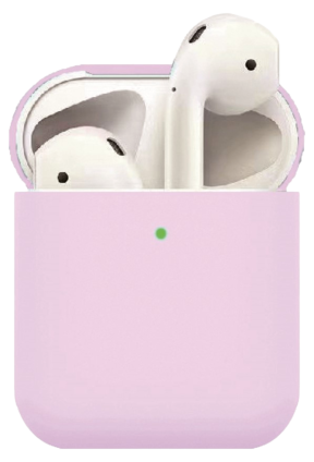 Matte Silikone Cover til AirPods 2 - Lyserød