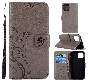 Papillo Flip Cover til iPhone 11-Grå