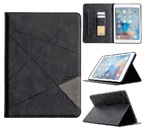 Metri Flip Cover til iPad Air 2 / 6. generation / 5. generation / Pro 9.7" 2016-Sort