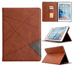 Metri Flip Cover til iPad Air 2 / 6. generation / 5. generation / Pro 9.7" 2016-Brun