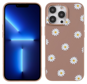 Daisy TPU Cover til iPhone 13 Pro Max-Brun