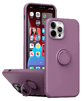 Hybrid Cover med Kickstand til iPhone 13 Pro-Lilla