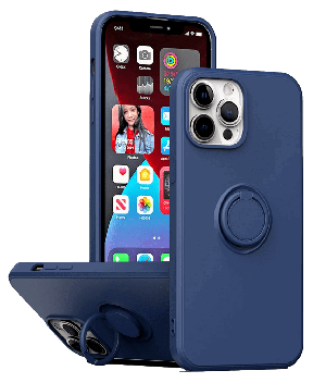 Hybrid Cover med Kickstand til iPhone 13 Pro-Blå