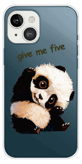 Highfive Panda Silikone Cover til iPhone 14
