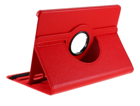 Brechin 360 Graders Flipcover i PU Læder til Samsung Galaxy Tab S6-Rød