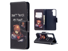 Angry Bear Flip Cover til Samsung Galaxy S21