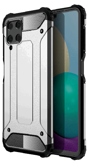 Armor Hard Case Cover til Samsung Galaxy A22 4G-Sølv