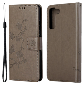 Lino Flip Cover til Samsung Galaxy S22-Grå