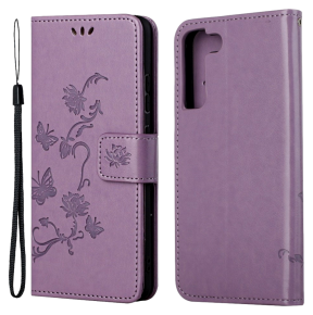Lino Flip Cover til Samsung Galaxy S22-Lilla