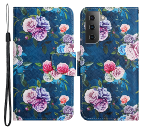 Blomstret Flip Cover til Samsung Galaxy S22 Plus