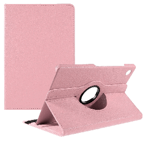 Samsung Galaxy Tab A8 Litchi Læder Cover-Lyserød