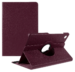 Samsung Galaxy Tab A8 Litchi Læder Cover-Lilla
