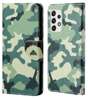 Camouflage Flip Cover til Samsung Galaxy A23