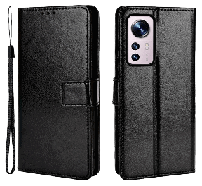 Graviera Flip Cover til Xiaomi 12 Pro-Sort