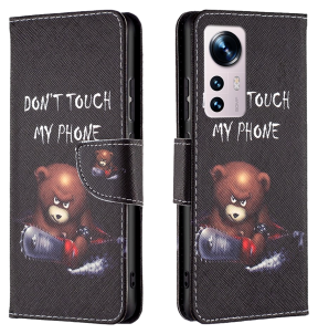 Dont Touch My Phone Flip Cover til Xiaomi 12 Pro