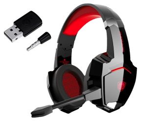 G900 Bluetooth Gaming Headset med Mikrofon i Rød til PS4 / PS5