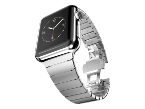 Ferrum rem til Apple Watch i rustfrit stål - 42 / 44 / 45mm - Sølv