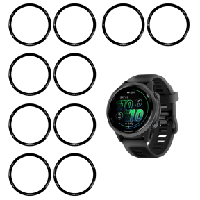 10 stk. Beskyttelsesfilm m. Kant til Garmin Forerunner 970 / 570 47 mm