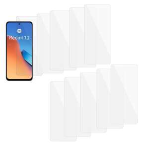 10 stk Beskyttelsesglas / Skærmbeskyttelse / Glas til Xiaomi Redmi 12 5G