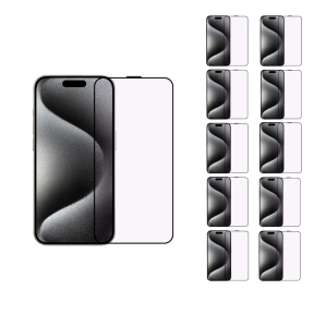 10 stk. iPhone 16 Beskyttelsesglas / Skærmbeskyttelse / 3D Glas