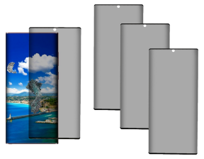 3 Stk Beskyttelsesglas / Skærmbeskyttelse / Privacy Glas til Samsung Galaxy S23 Ultra