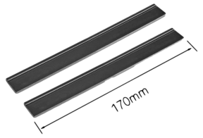 2-Pak Gummiliste til Kärcher WV1 / WV2 / WV5 / WV6  Vinduesvasker-170mm