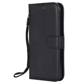 iPhone 5 / 5s / SE Flip Cover med Kortholder - Sort
