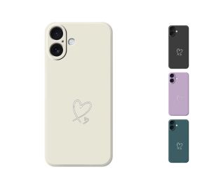 iPhone 17 Silikone Cover med Hjerter