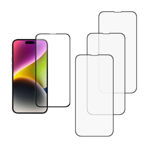 3 stk Beskyttelsesglas / Skærmbeskyttelse / 3D Glas til iPhone 15 Pro Max