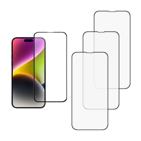 3 stk Beskyttelsesglas / Skærmbeskyttelse / 3D Glas til iPhone 15 Plus