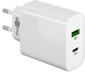 45W Hurtig Dobbelt Oplader med USB & USB-C til Samsung Galaxy Tab S11 / S11 Ultra