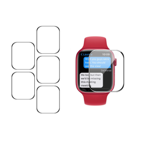 5 Stk. Beskyttelsesglas / Skærmbeskyttelse / 3D Glas til Apple Watch 8 / 9 - 45mm