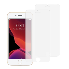 2 Stk. Skærmbeskyttelse / Hærdet beskyttelsesglas til iPhone 7 / 8