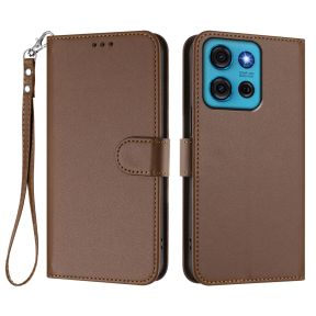 Flip Cover til Motorola Moto G75 5G med Kortholder - Brun