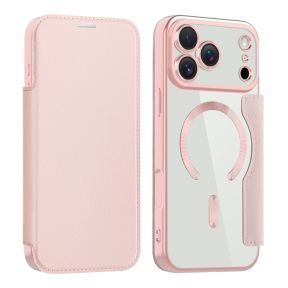 iPhone 17 Pro Flip Cover med MagSafe og Kortholder - Lyserød