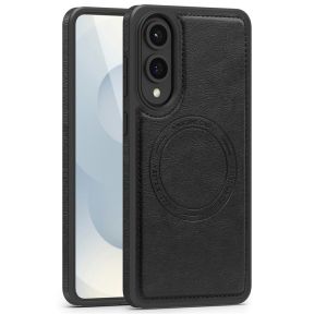 Samsung Galaxy S25 Edge MagSafe Lædercover - Sort