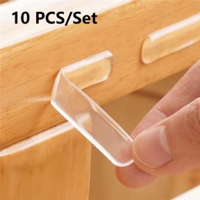 Usynlige støddæmpende PVC strips på møbler